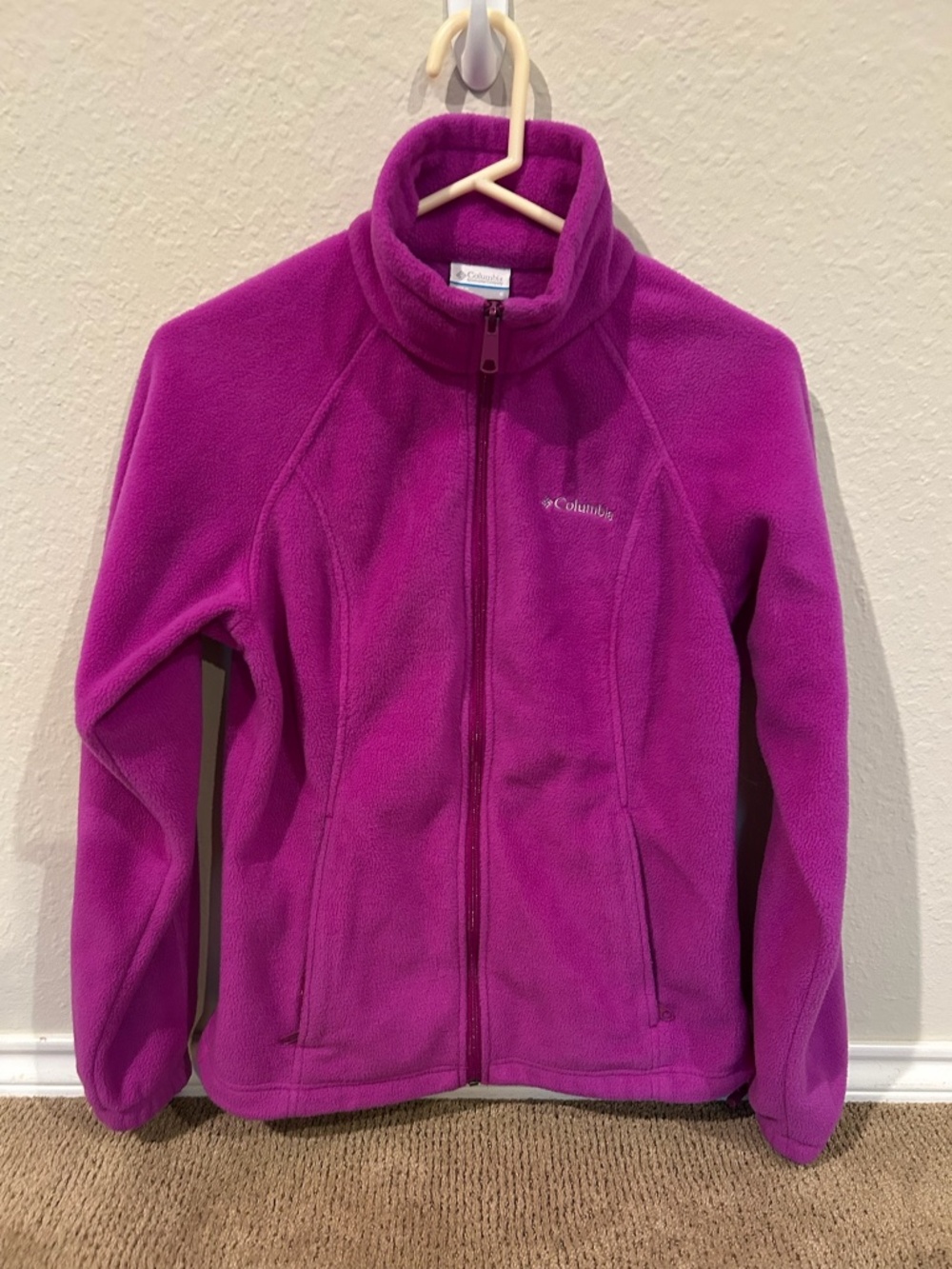 Columbia Fuzzy Fleece Women's Purple Jacket